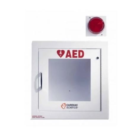 Zoll Powerheart AED Wall Cabinet with Alarm and Strobe Light Fully Recessed 50-00400-30 Zoll Powerheart AED Wall Cabinet with Alarm and Strobe Light Fully Recessed 50-00400-30